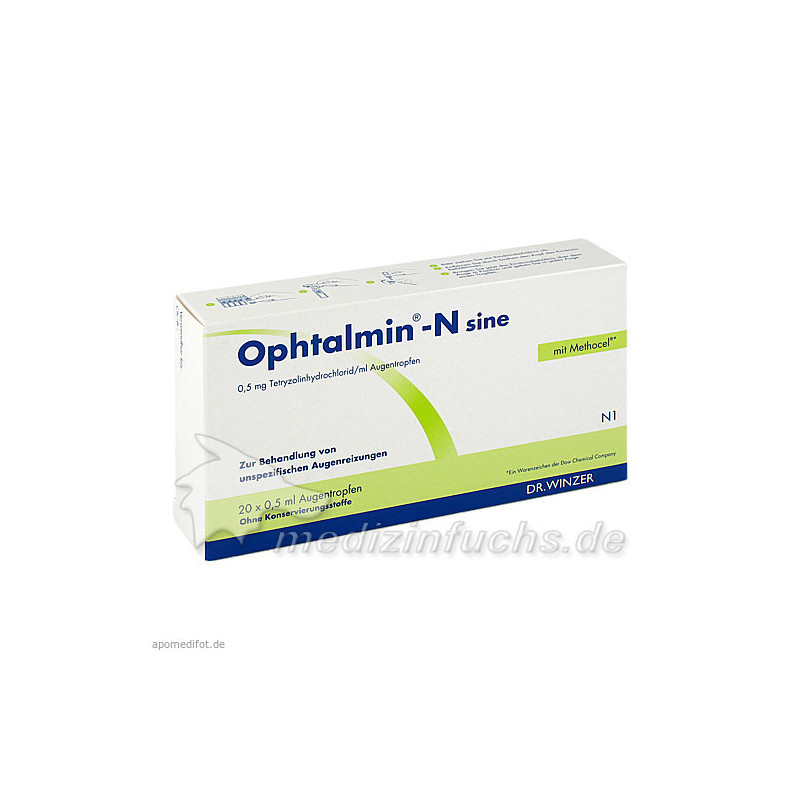Ophtalmin N sine, 20X0.5 ML – PZN 275412