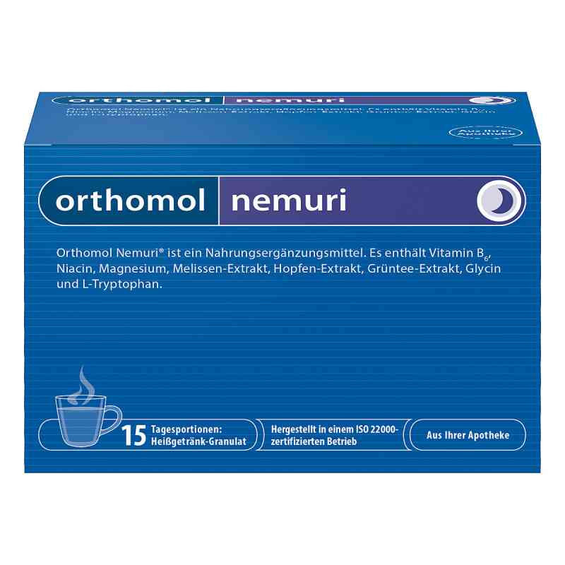 Orthomol nemuri Granulat (15 stk) – PZN 11693992