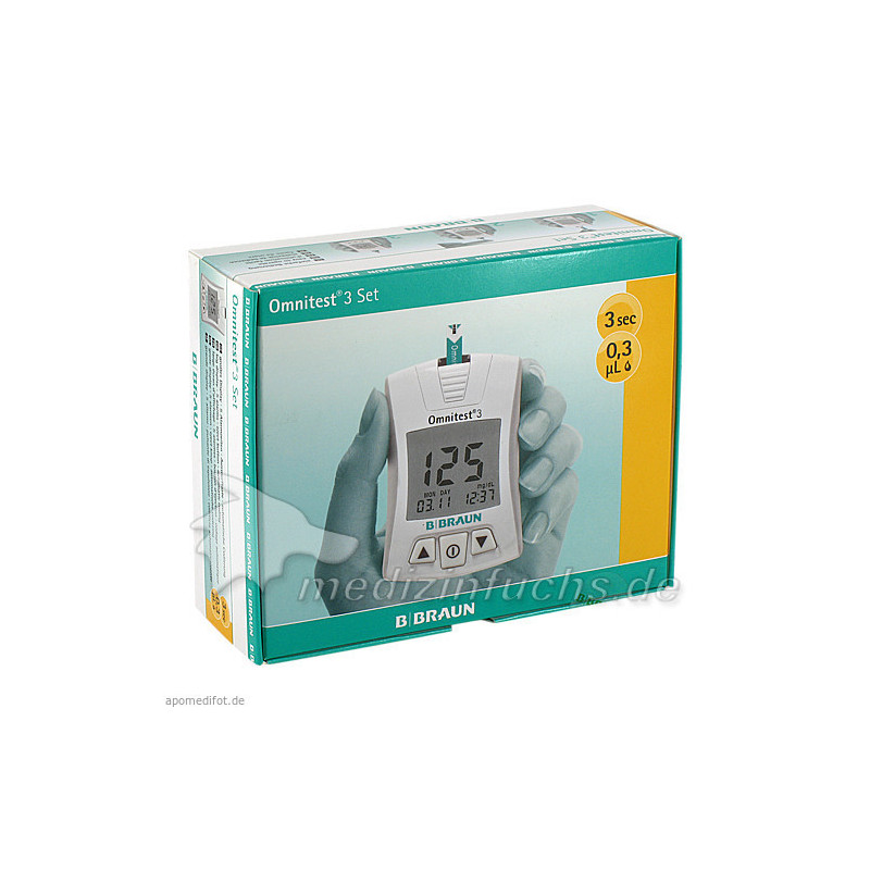 Omnitest 3 BZ Messgeraete Set MG, 1 ST – PZN 6117884