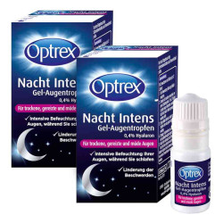 Optrex Nacht Intens Gel-augentropen 0,4 Hyaluron (2x10 ml) – PZN 8100005