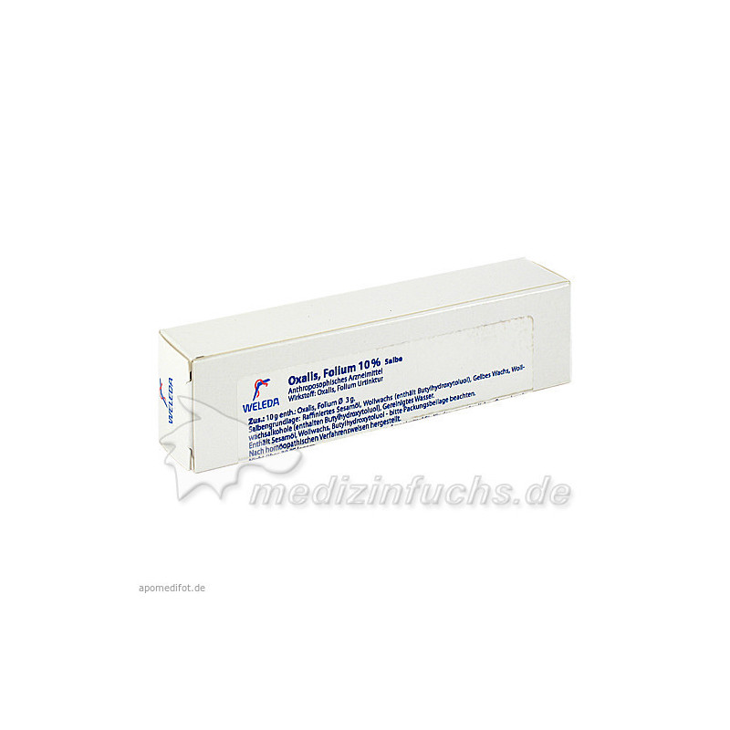 OXALIS FOLIUM 10%, 25 G – PZN 1573063