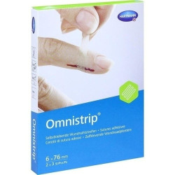 Omnistrip Wundnahtstreifen 6x76mm, 2 ST – PZN 11126365