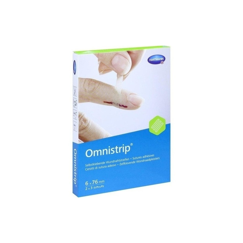Omnistrip Wundnahtstreifen 6x76mm, 2 ST – PZN 11126365