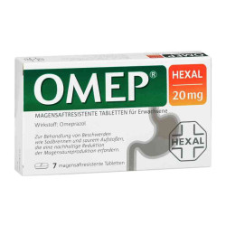 OMEP HEXAL 20mg (7 stk) – PZN 10070183