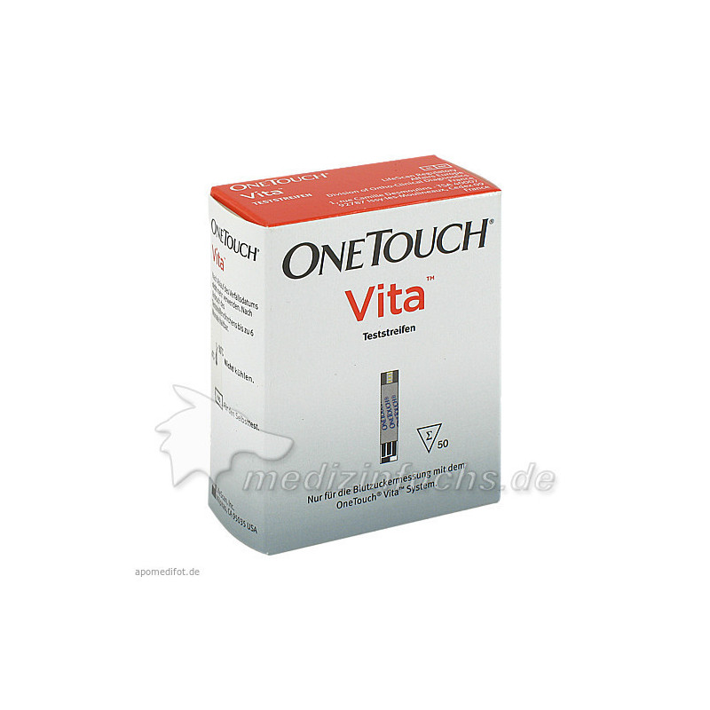 ONE TOUCH Vita Teststreifen, 50 ST – PZN 175343
