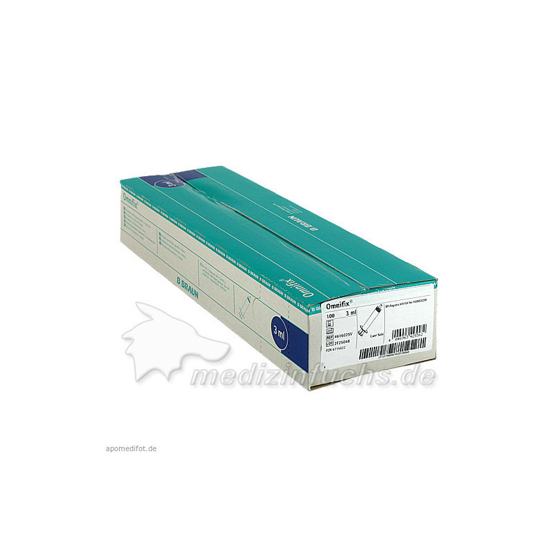 Omnifix Solo Luer Spritzen, 100X3 ML – PZN 6715622