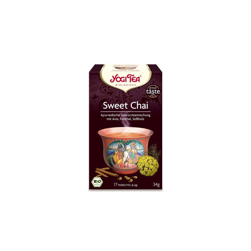 YOGI TEA Sweet Chai Bio Filterbeutel, 17X2 G – PZN 9687702
