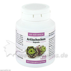 Artischocken-Kapseln BIO DIÄT, 100 ST – PZN 1411001