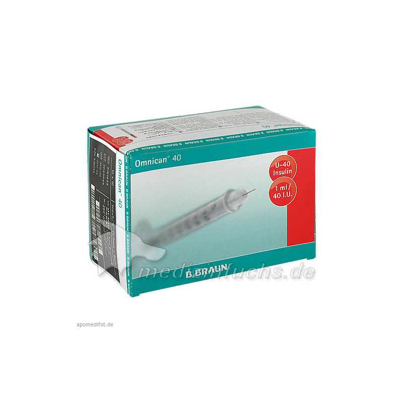 Omnican 40 1.0ml 0.30x8mm, 100 ST – PZN 536054