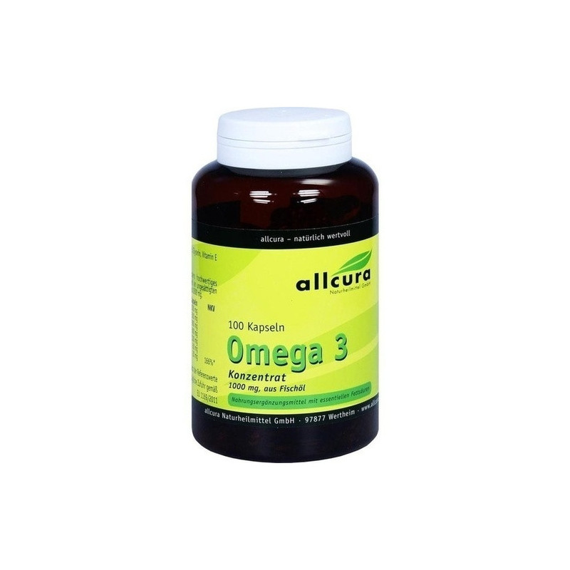 Omega 3 Konzentrat 1000mg aus Fischöl, 100 ST – PZN 9513712