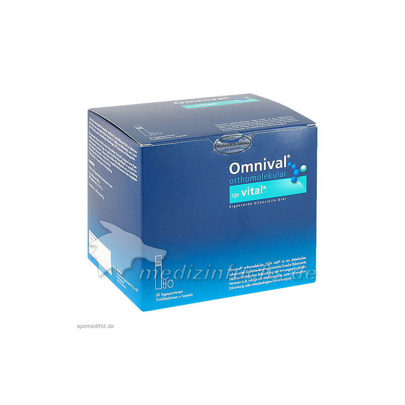 OMNIVAL orthomolekular 2OH vital 30 TP Trinkfl., 30 ST – PZN 9702815