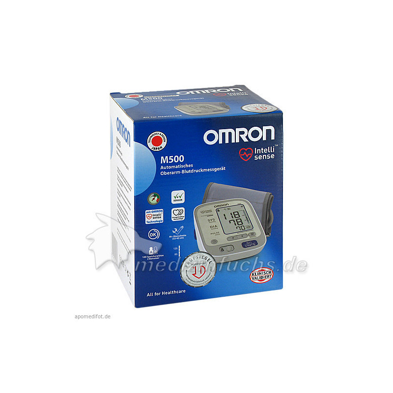 OMRON M500 Oberarm Blutdruckmessgerät, 1 ST – PZN 9339510