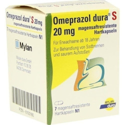 Omeprazol dura S 20mg, 7 ST – PZN 6100180