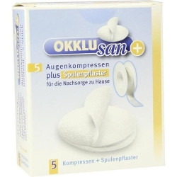 OKKLUsan plus Spulenpflaster unsteril, 5 ST – PZN 4143966