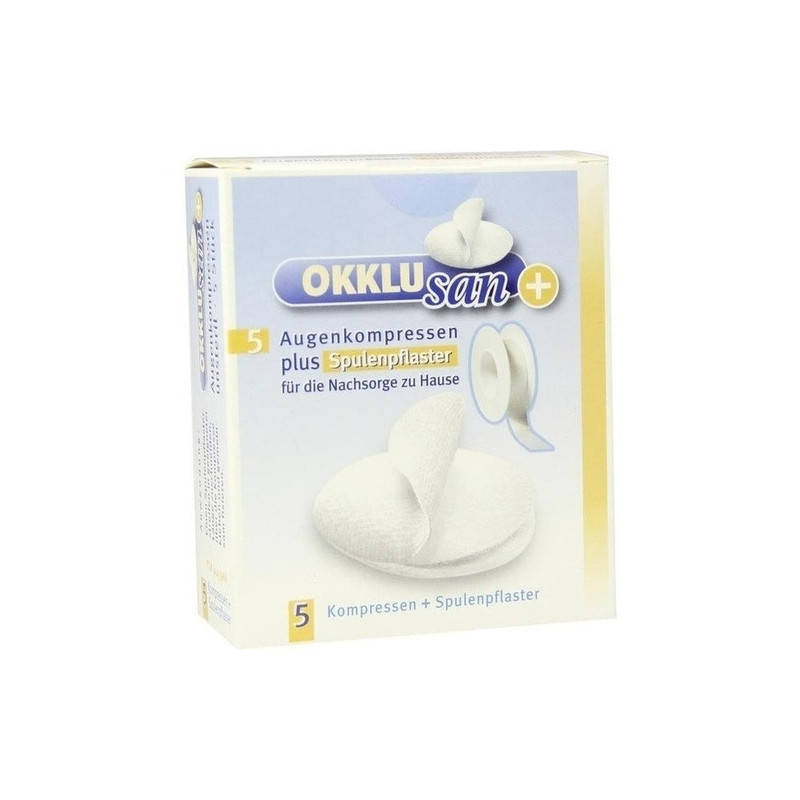 OKKLUsan plus Spulenpflaster unsteril, 5 ST – PZN 4143966