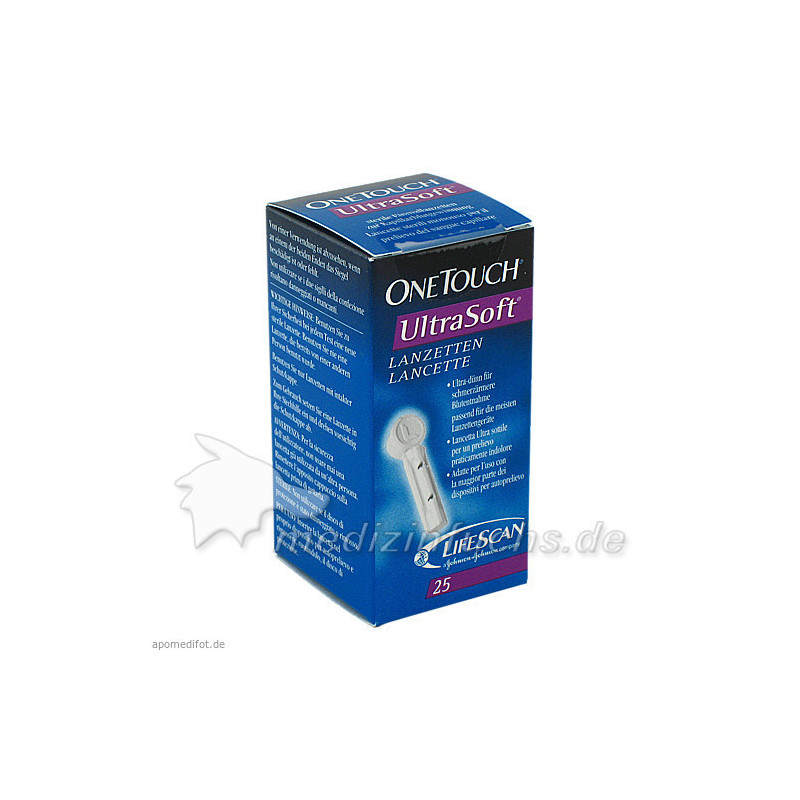 ONE TOUCH Ultra Soft Nadellanzetten, 25 ST – PZN 1516208