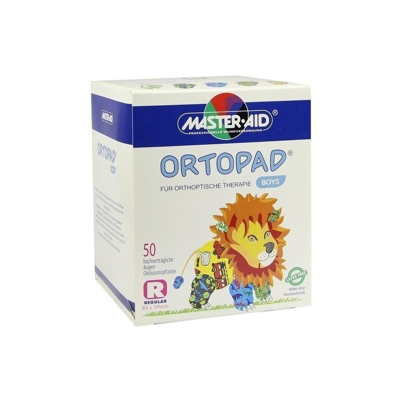 Ortopad for boys regular Okklussionspflaster, 50 ST – PZN 2876995