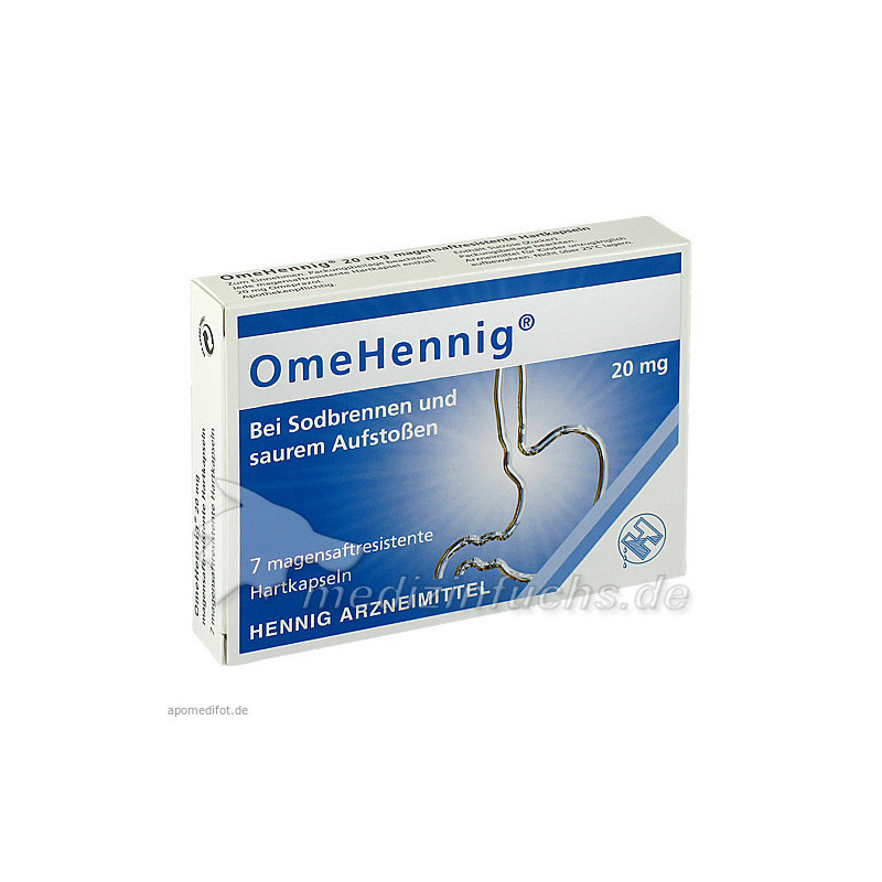 OmeHennig 20MG magensaftresistente Hartkapseln, 7 ST – PZN 6566671