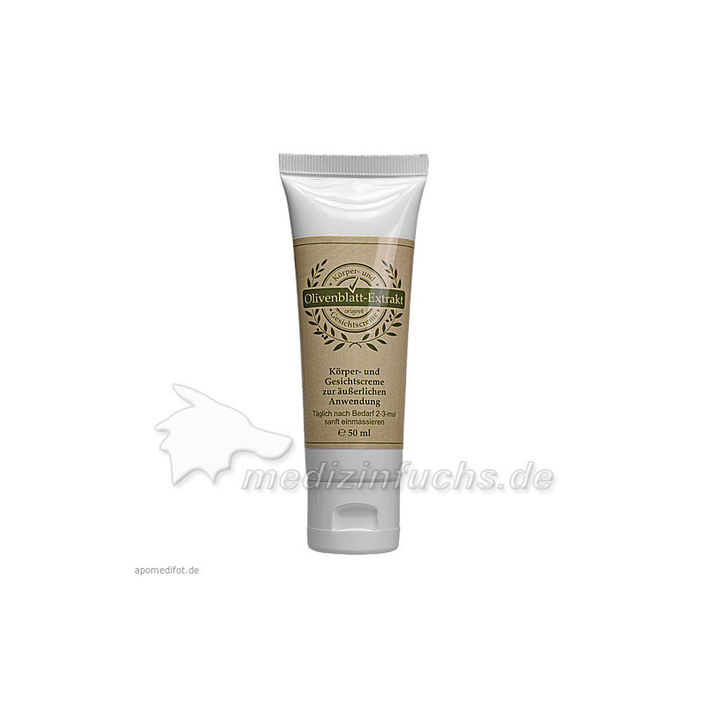 Olivenblattextrakt-Creme Tube, 50 ML – PZN 11159413