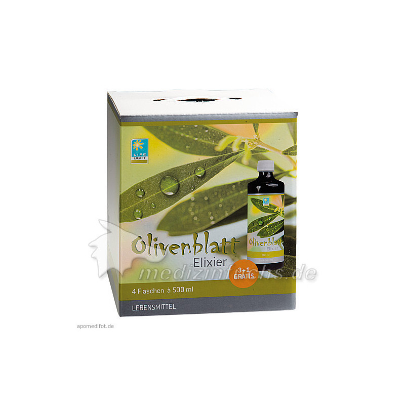Olivenblatt-Elixier 3+1 Gratis, 4X500 ML – PZN 9635705