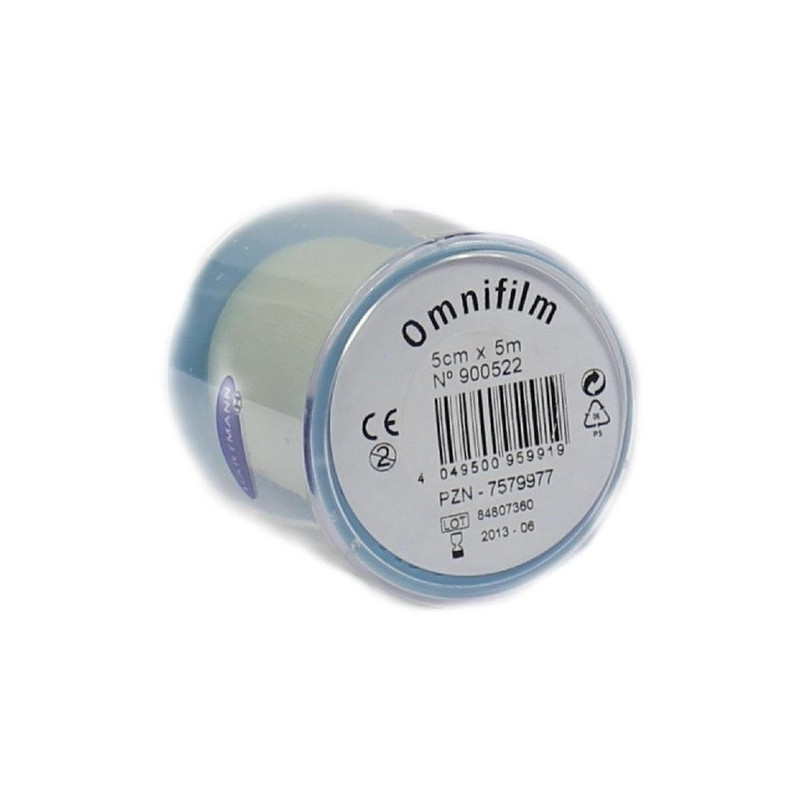 OMNIFILM Fixierpflaster 5 cmx5 m, 1 ST – PZN 7579977