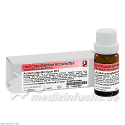 Acidum phosphoricum D12, 10 G – PZN 907094
