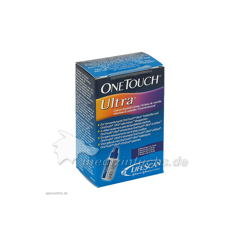 One Touch Ultra Glucose Kontrolllösung, 2X4 ML – PZN 1448843