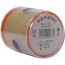 OMNIPLAST Fixierpflaster 5 cmx5 m, 1 ST – PZN 2091389