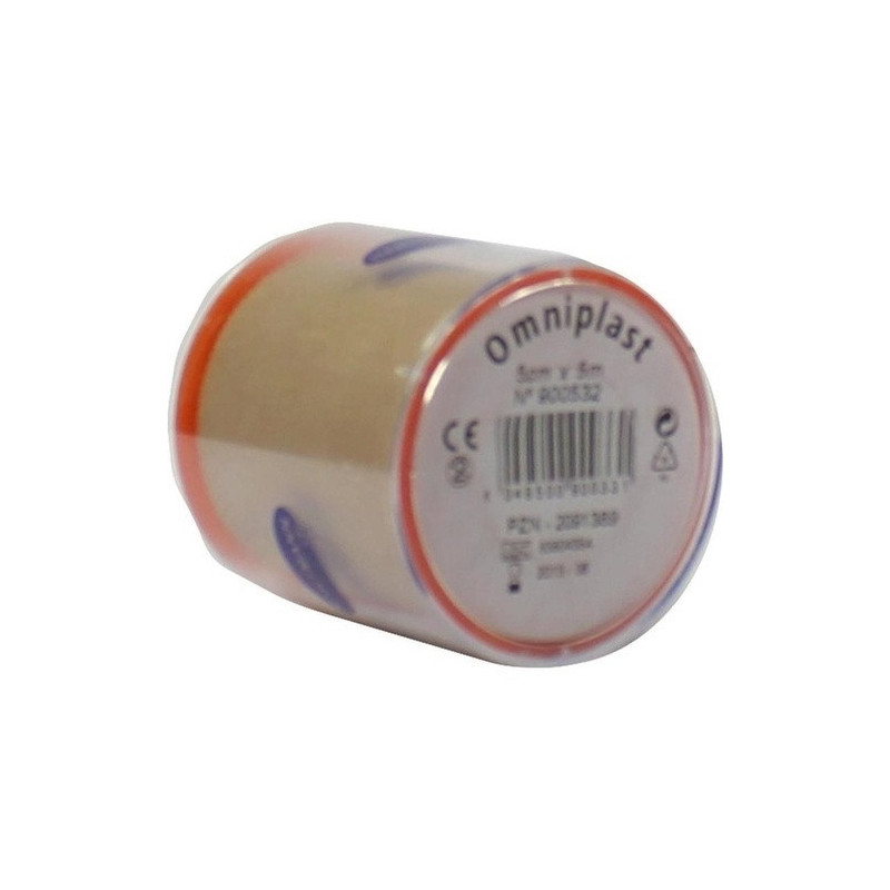 OMNIPLAST Fixierpflaster 5 cmx5 m, 1 ST – PZN 2091389