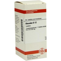Oleander D 12 Tabletten (80 stk) – PZN 2634424