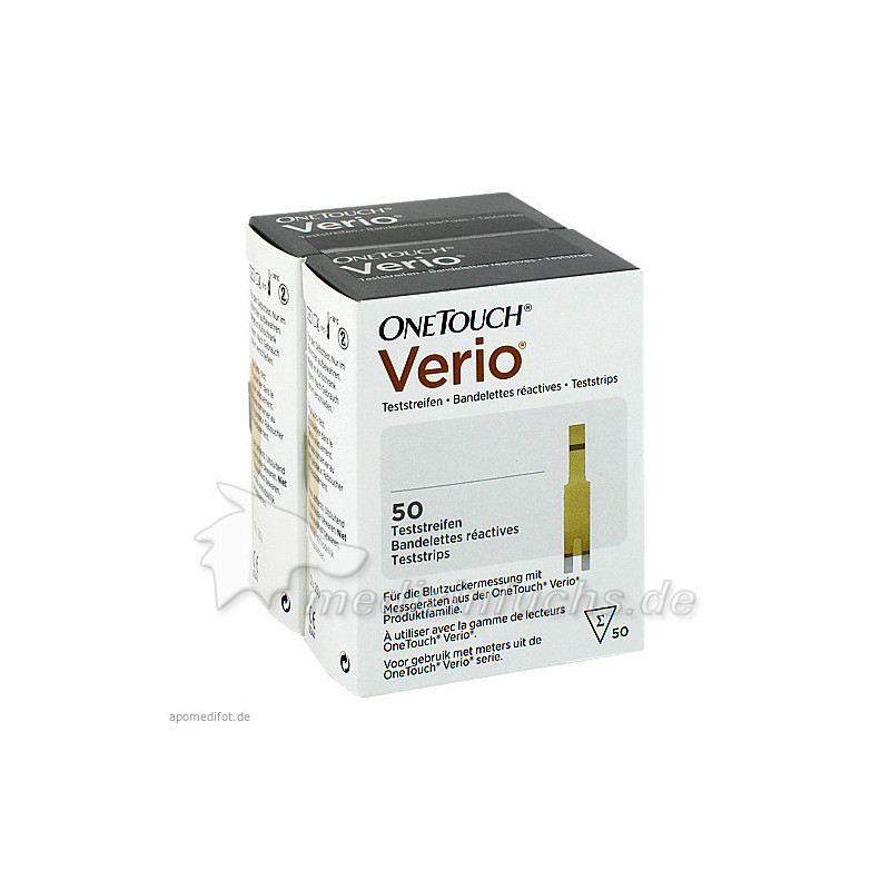 One Touch Verio Teststreifen, 100 ST – PZN 3560521
