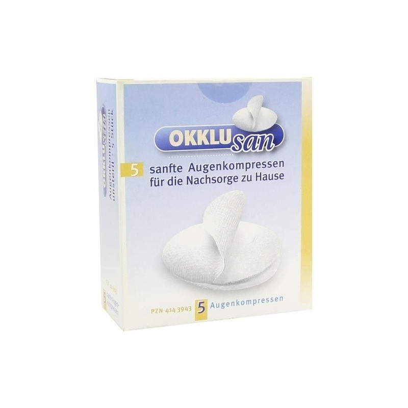OKKLUsan Augenkompresse unsteril, 5 ST – PZN 4143943