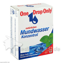 One Drop Only natürliches Mundwasser Konzentrat, 25 ML – PZN 3277788