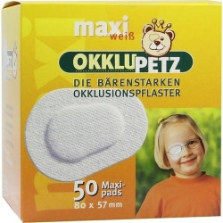 OKKLUPETZz maxi weiß, 50 ST – PZN 184678
