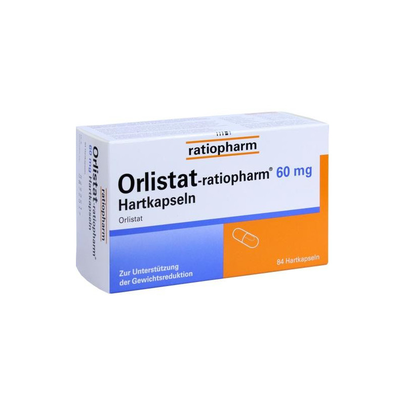 Orlistat-ratiopharm 60 mg Hartkapseln, 84 ST – PZN 8845406