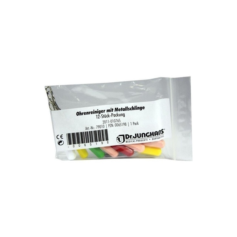 OHRENREINIGER MIT METALLSCHLINGE, 12 ST – PZN 65198