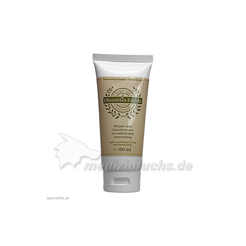 Olivenblatt-Extrakt Creme (Tube), 100 ML – PZN 11312808