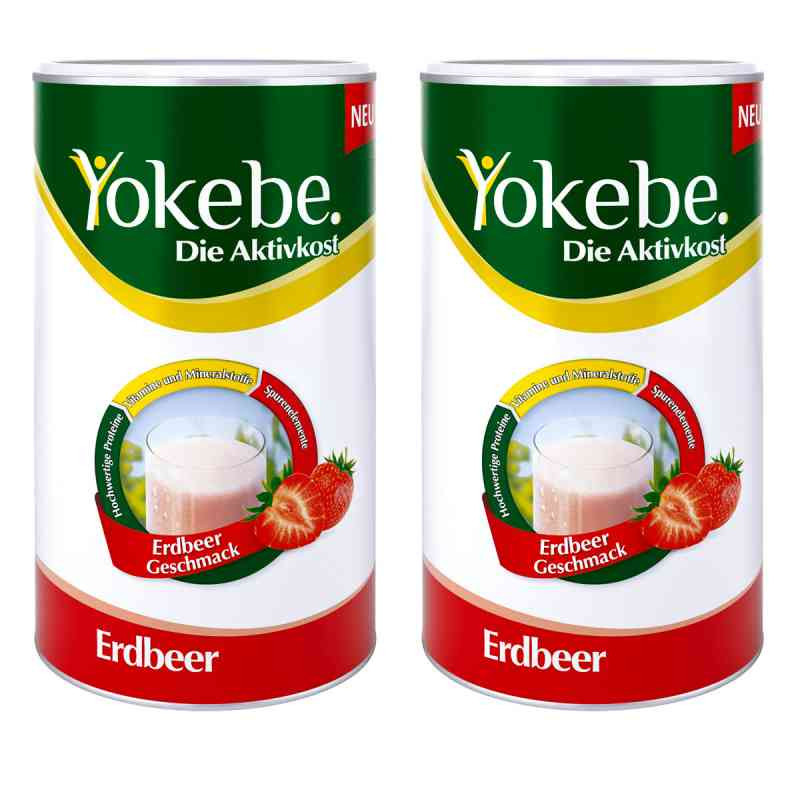 Yokebe Erdbeer Pulver (2X500 g) – PZN 8100450