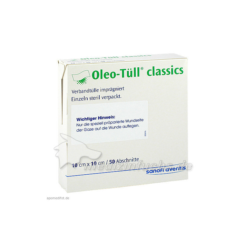Oleo-Tüll Classics 10x10cm, 50 ST – PZN 7051377