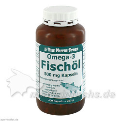 Omega-3 Fischöl Kapseln 500mg, 400 ST – PZN 7244107
