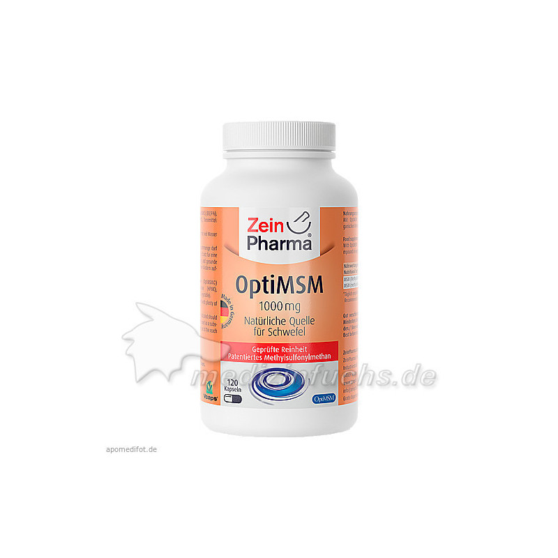 OptiMSM Kapseln 1000mg, 120 ST – PZN 10628596