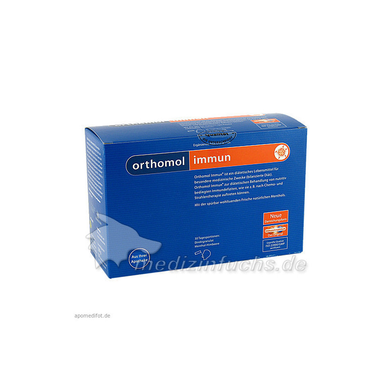 Orthomol Immun Direktgranulat Himbeer-Menthol, 30 ST – PZN 8885937