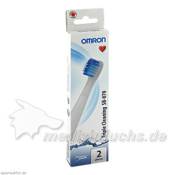 OMRON Sonic style Ersatzbürsten 2erTriple Cl SB070, 2 ST – PZN 6475460