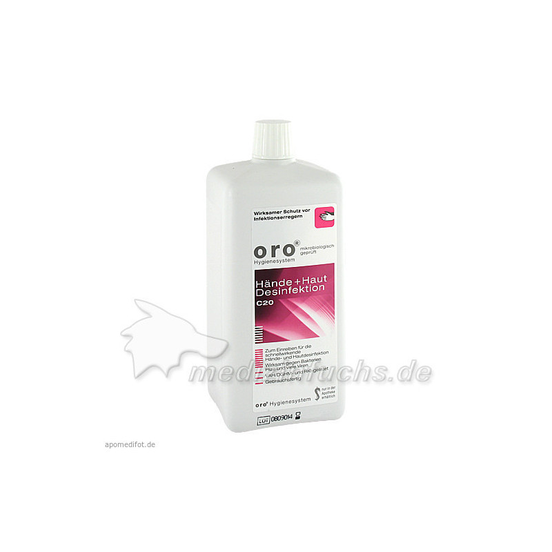 oro C20 Hände + Hautdesinfektion, 1000 ML – PZN 6157671