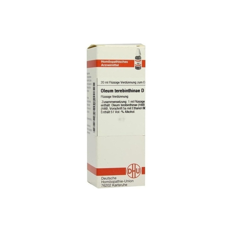 OLEUM TEREBINTHINAE D 8, 20 ML – PZN 7176067