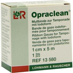Opraclean Mullbinde z.Tamponade m.Jodoform 1cmx5m, 1 ST – PZN 4436757