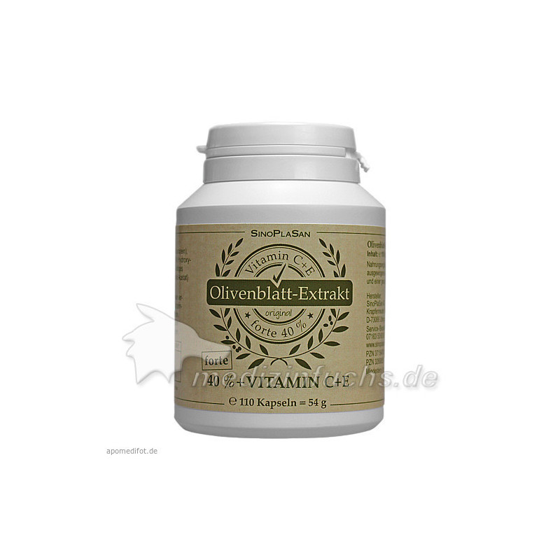 Olivenblatt Extrakt Forte 40% + C+E, 110 ST – PZN 3715478
