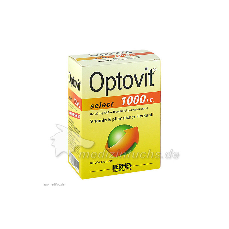 OPTOVIT select 1000 I.E., 100 ST – PZN 2750780