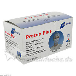 OP-Gesichtsmaske mit Gummiband+Nasenbügel grün, 50 ST – PZN 2244605