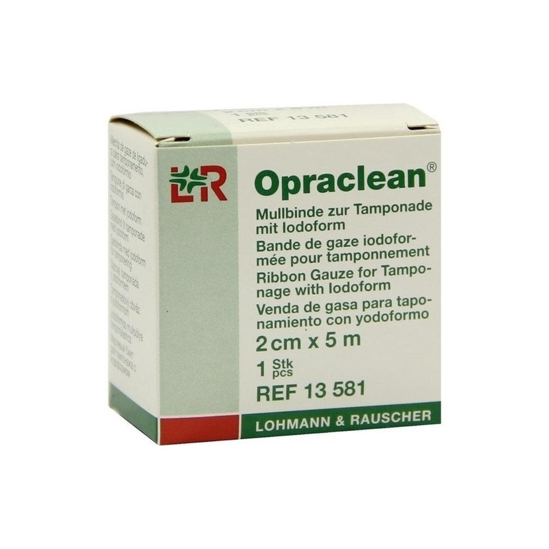 Opraclean Mullbinde z.Tamponade m.Jodoform 2cmx5m, 1 ST – PZN 4436906